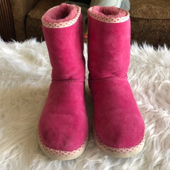 UGG Shoes - UGG Short Classic Pink Boots Size 8